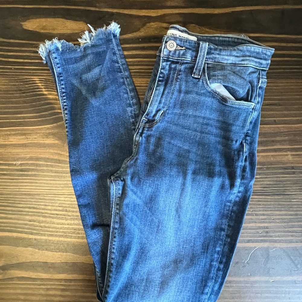 Flying Monkey Dark Blue Ankle Jeans